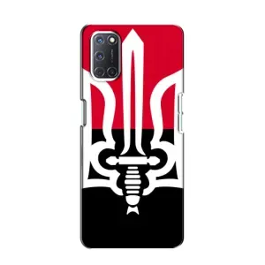 Чехлы УПА (Красно-Чёрный) на Oppo A52 (Герб Украины)