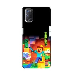 Чохли для Oppo A52 (Персонажі МайнКрафт) (Герой Майнкрафт)