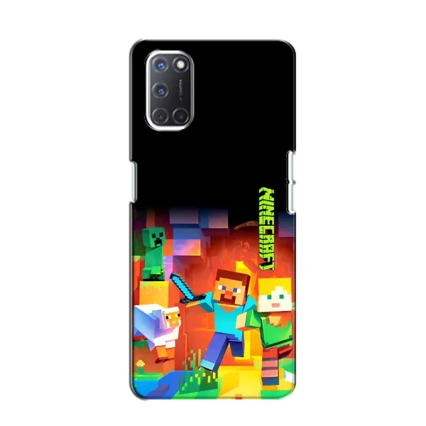 Чехол с рисунком «Герой Майнкрафт» для OPPO A52 Чехол с рисунком «Герой Майнкрафт» для OPPO A52