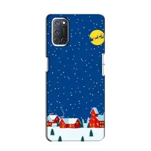 Силіконовий бампер на різдво для Oppo A52 (Місто в снігу)