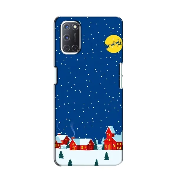 Чехол с рисунком «Город в снегу» для OPPO A52 Чехол с рисунком «Город в снегу» для OPPO A52