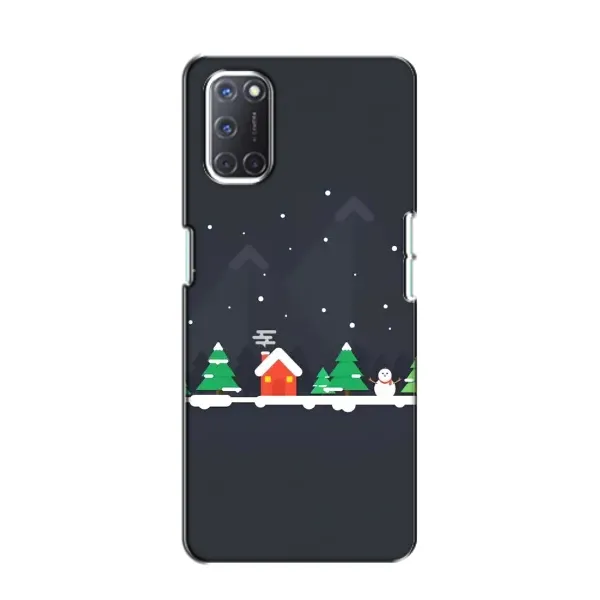 Чехол с рисунком «Город зимний» для OPPO A52 Чехол с рисунком «Город зимний» для OPPO A52