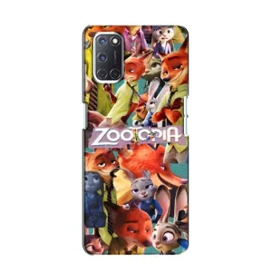 Силиконовый чехол с принтом Зоотрополіс для Oppo A52 (Коллаж героев)