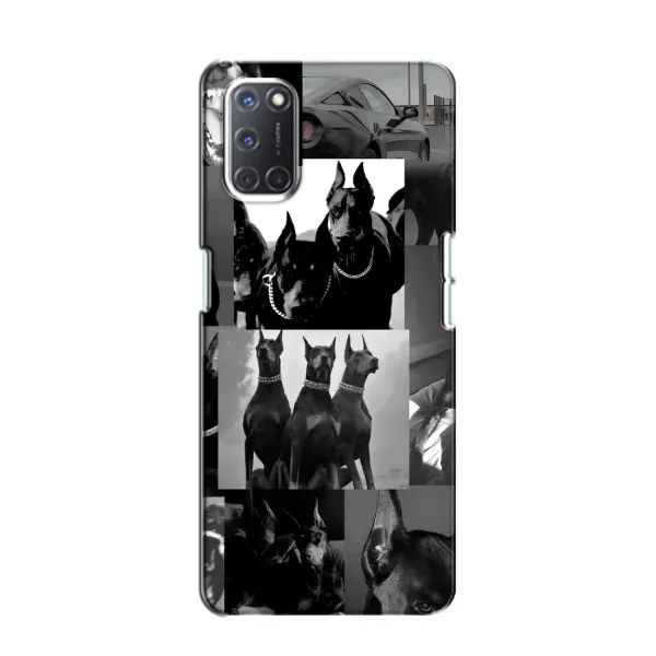 Чехол с рисунком «Коллаж Доберман» для OPPO A52 Чехол с рисунком «Коллаж Доберман» для OPPO A52
