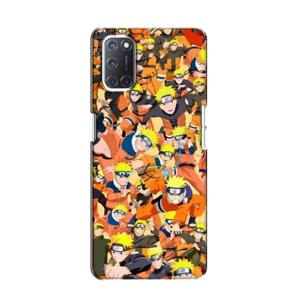 Чехол с рисунком «Коллаж Наруто» для OPPO A52