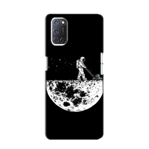 Силиконовый Чехол с принтом "Космонавты" на Oppo A52 (Космонавт)