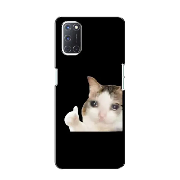 Чехол с рисунком «Кот в слезах» для OPPO A52 Чехол с рисунком «Кот в слезах» для OPPO A52