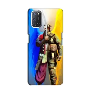 Чехол с картинкой (Патриотический КОЗАК) на Oppo A52 (Козак с крыльями)