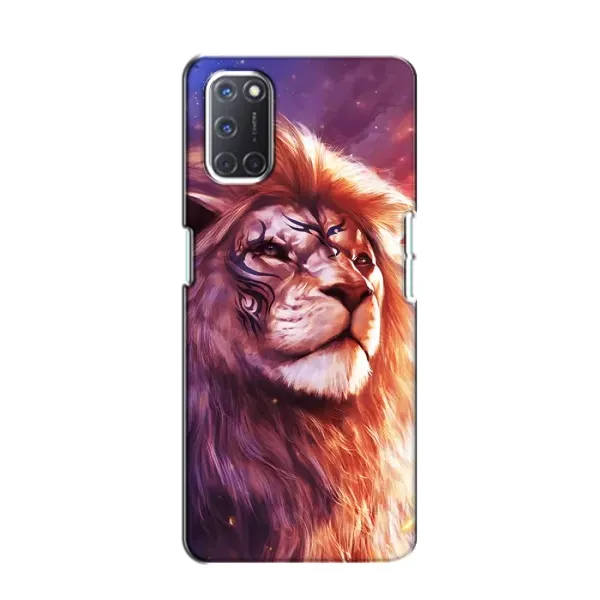 Чехол с рисунком «Красочный ЛЕВ» для OPPO A52 Чехол с рисунком «Красочный ЛЕВ» для OPPO A52