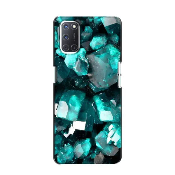 Чехол с рисунком «Кристалы» для OPPO A52
