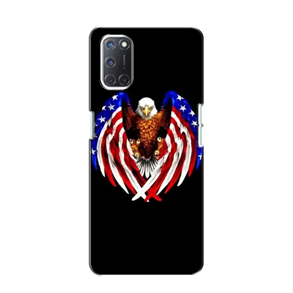 Чехол с рисунком «Крылья США» для OPPO A52