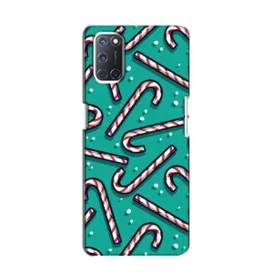Силіконовий бампер на різдво для Oppo A52 (Льодяники)