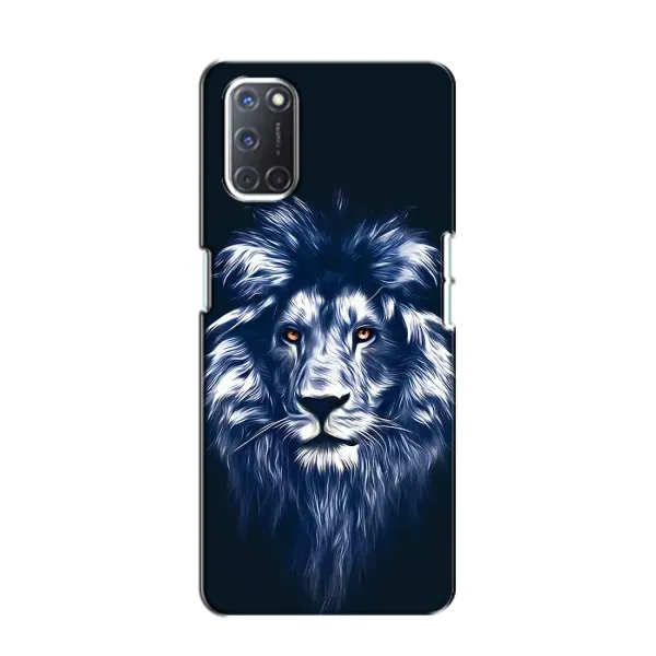 Чехол с рисунком «Лев - синий» для OPPO A52 Чехол с рисунком «Лев - синий» для OPPO A52