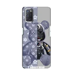 Силиконовый чехол для Oppo A52 (Медведь Louis Vuitton)