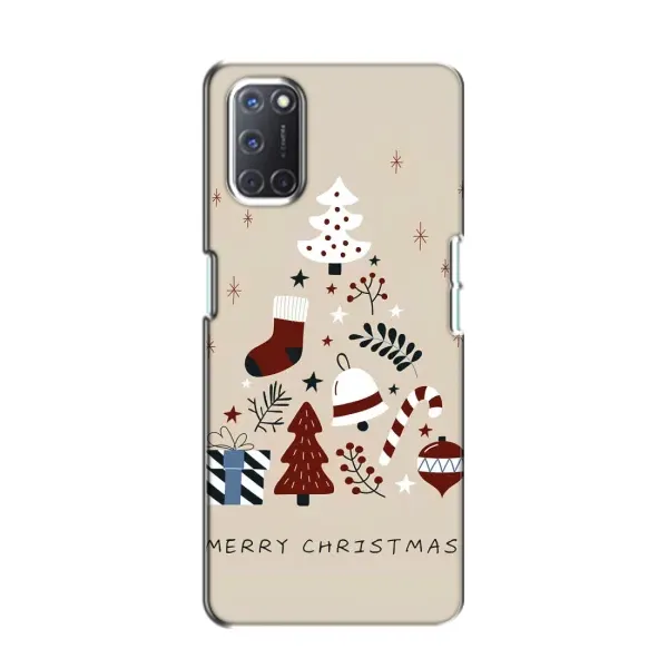 Чехол с рисунком «Merry Christmas» для OPPO A52