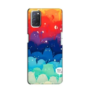Силиконовый чехол с котиком для Oppo A52 (Mew)