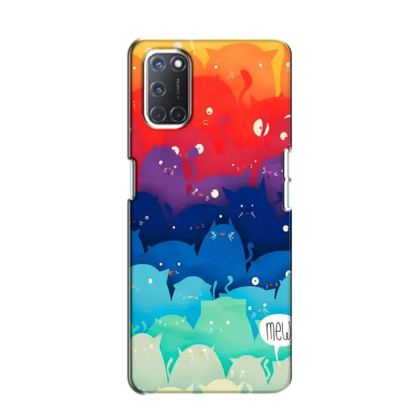 Чехол с рисунком «Mew» для OPPO A52