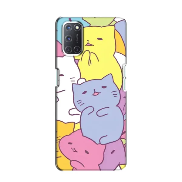 Чехол с рисунком «Милые котики» для OPPO A52 Чехол с рисунком «Милые котики» для OPPO A52