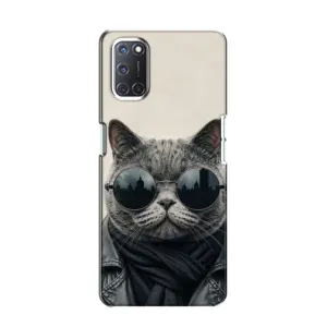 Чехол на тематику: Коты для OPPO A52 (Модный кот)