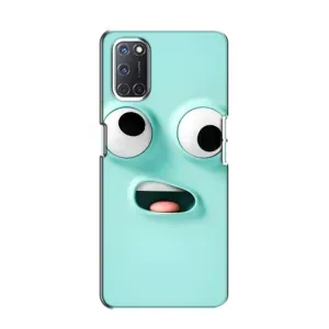 Чехол с рисунком «Забавное мятное лицо» для OPPO A52