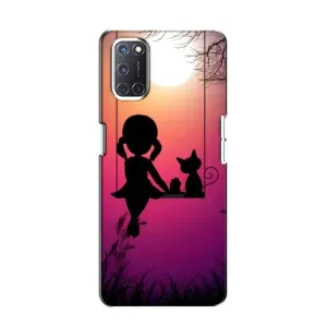 Девчачий Чехол для Oppo A52 (На качели)