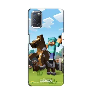 Чохли для Oppo A52 (Персонажі МайнКрафт) (На коні)