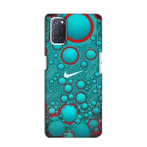 Силиконовый Чехол на Oppo A52 с картинкой Nike (Найк зеленый)