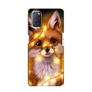 Чехол с Лисичкой для Oppo A52 (Новогодний лисенок)