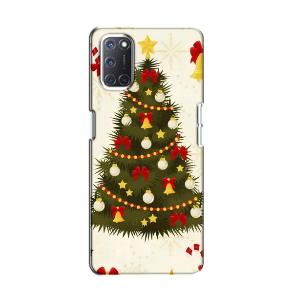 Чехол с рисунком «Новогодний принт» для OPPO A52