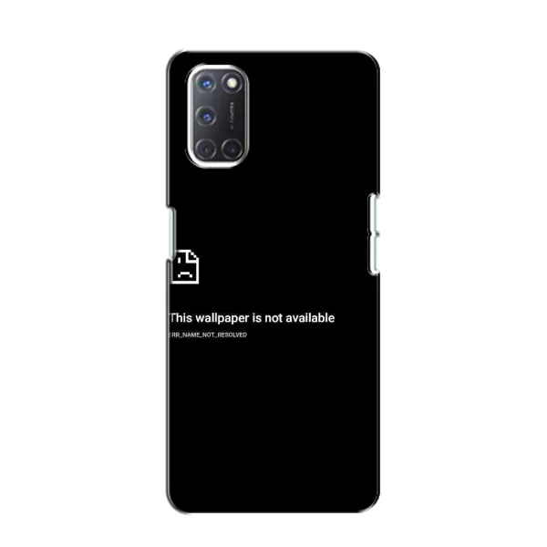 Чехол с рисунком «Ошибка» для OPPO A52 Чехол с рисунком «Ошибка» для OPPO A52
