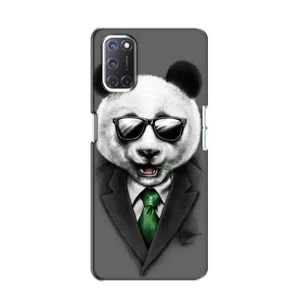 Чехол с рисунком «Панда в очках» для OPPO A52