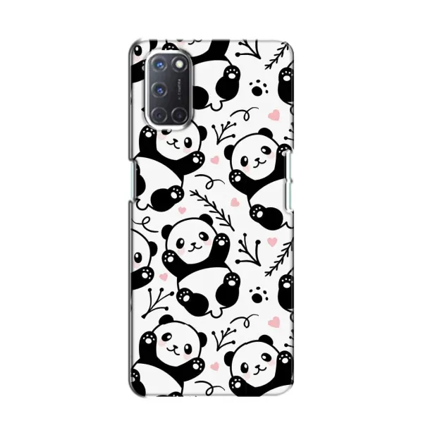 Чехол с рисунком «Пандочки» для OPPO A52