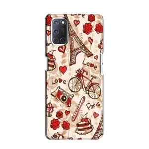 Чехол с Эйфелевой башней на Oppo A52 (Париж мечта)