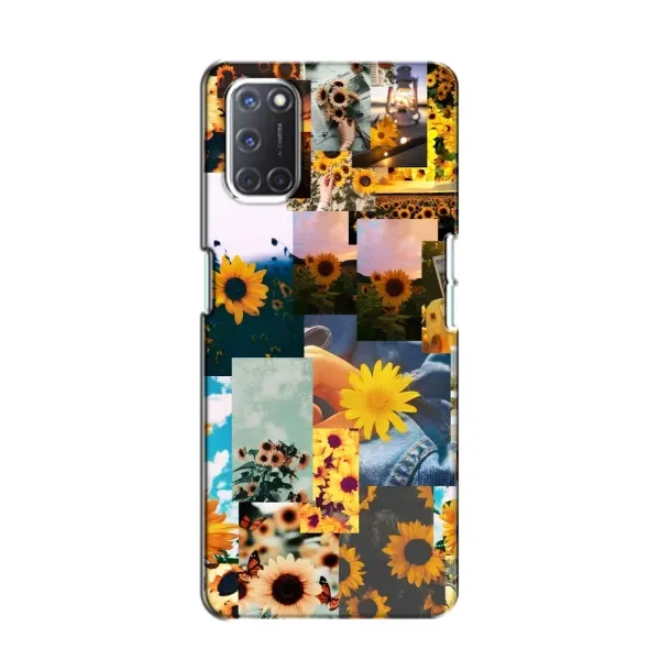 Чехол с рисунком «Подсолнуховый дизайн» для OPPO A52 Чехол с рисунком «Подсолнуховый дизайн» для OPPO A52