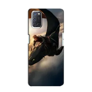 Чехол дракон Беззубик для Oppo A52 (Полет Беззубика)
