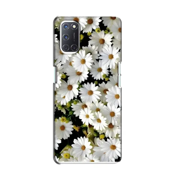 Чехол с рисунком «Рамка в ромашках» для OPPO A52 Чехол с рисунком «Рамка в ромашках» для OPPO A52