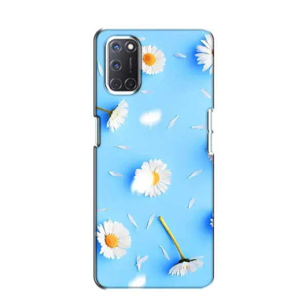 Чехол с рисунком «ромашки на голубом» для OPPO A52