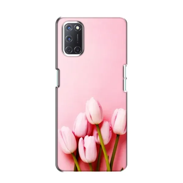 Чехол с рисунком «Розовые тюльпаны» для OPPO A52 Чехол с рисунком «Розовые тюльпаны» для OPPO A52