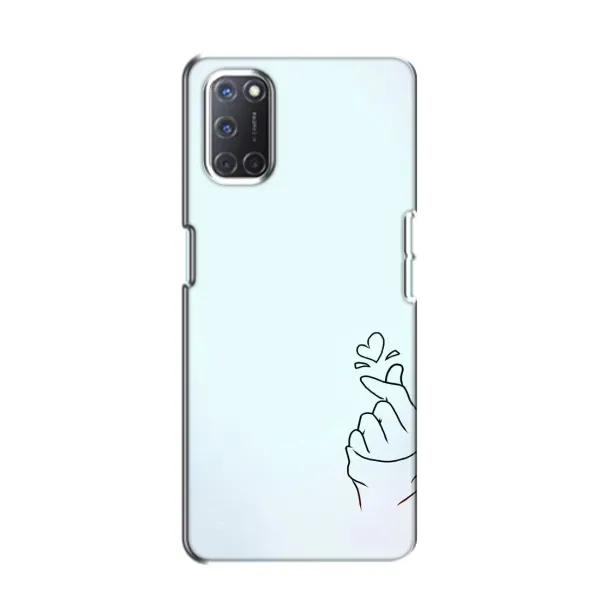 Чехол с рисунком «Сердце на голубом» для OPPO A52 Чехол с рисунком «Сердце на голубом» для OPPO A52
