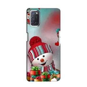 Чохли на Новий Рік Oppo A52 (Сніговик в шапці)