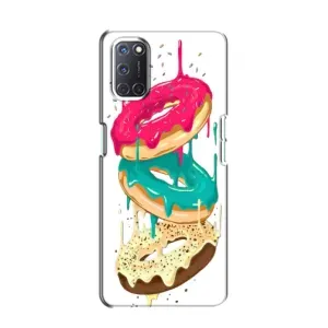 Чехол с изображением вкусной еды для Oppo A52 (Сочные пончики)