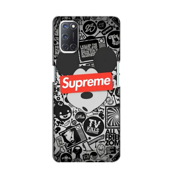 Чехол с рисунком «Supreme Маус» для OPPO A52