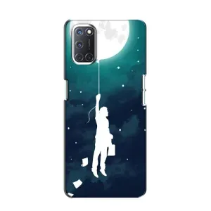 Чехол (ТПУ) с планетами на Oppo A52 (To The moon)