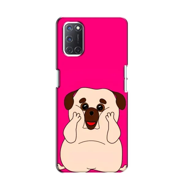 Чехол с рисунком «Веселый Мопсик» для OPPO A52 Чехол с рисунком «Веселый Мопсик» для OPPO A52