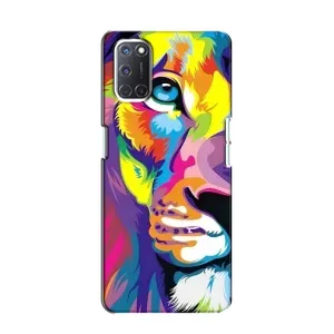 Чехол с картинкой на Oppo A52 (Яркий Лев)