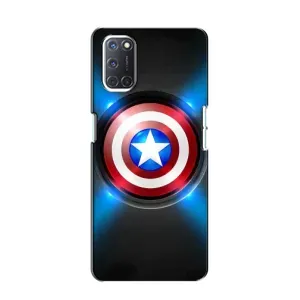 Чохол с Щітом Капітана Америки на Oppo A52 (Яскраий Щит Капітана)
