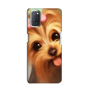 Чехол (ТПУ) Милые собачки для Oppo A52 (Йоршенский терьер)