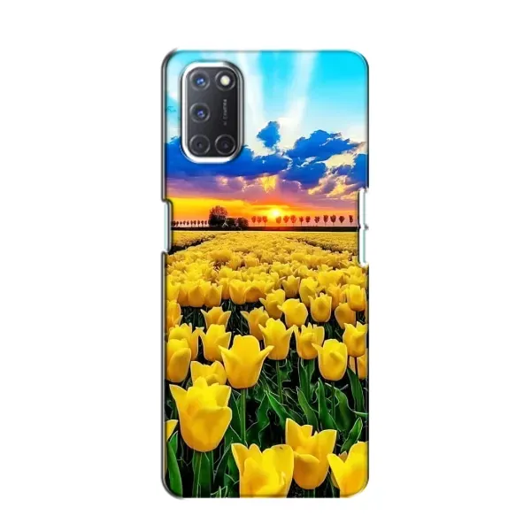 Чехол с рисунком «Желтые тюльпаны» для OPPO A52 Чехол с рисунком «Желтые тюльпаны» для OPPO A52