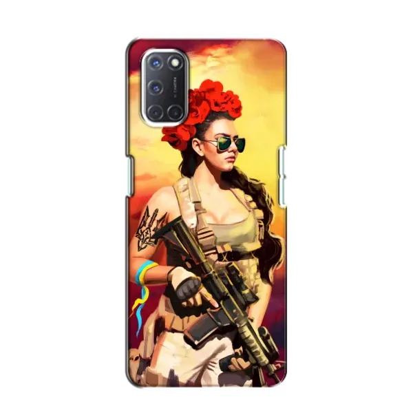 Чехол с рисунком «Женщина солдат» для OPPO A52 Чехол с рисунком «Женщина солдат» для OPPO A52