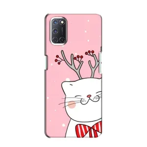 Чехол на тематику: Коты для OPPO A52 (Зимний кот)